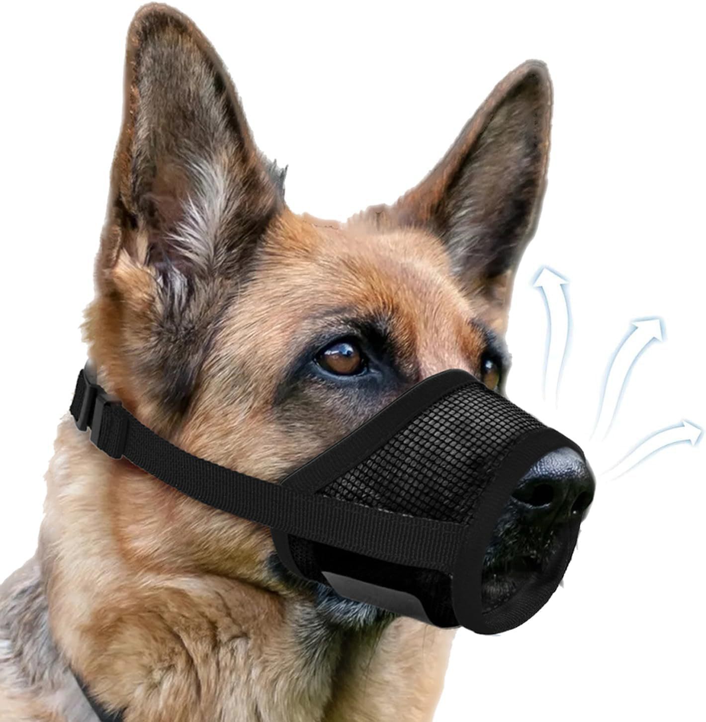 Dog Muzzle, Anti-Biting, Barking And Eating Dog Mask, Medium-Sized Dog Pet Muzzle, Dog…