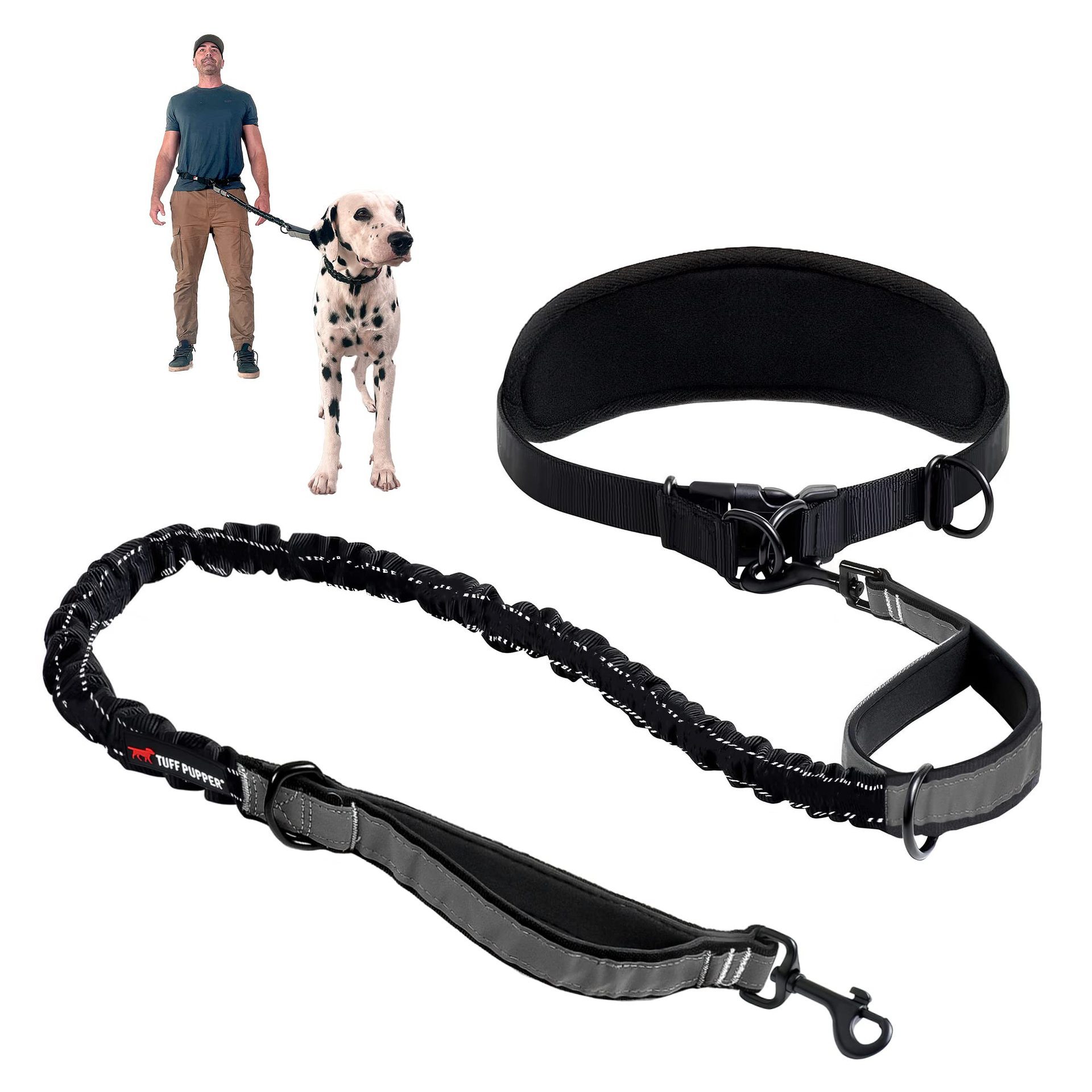 Pet Running Two-Piece Set With Waist Bag, Traction Leash, Anti-Shock Dog Walking…