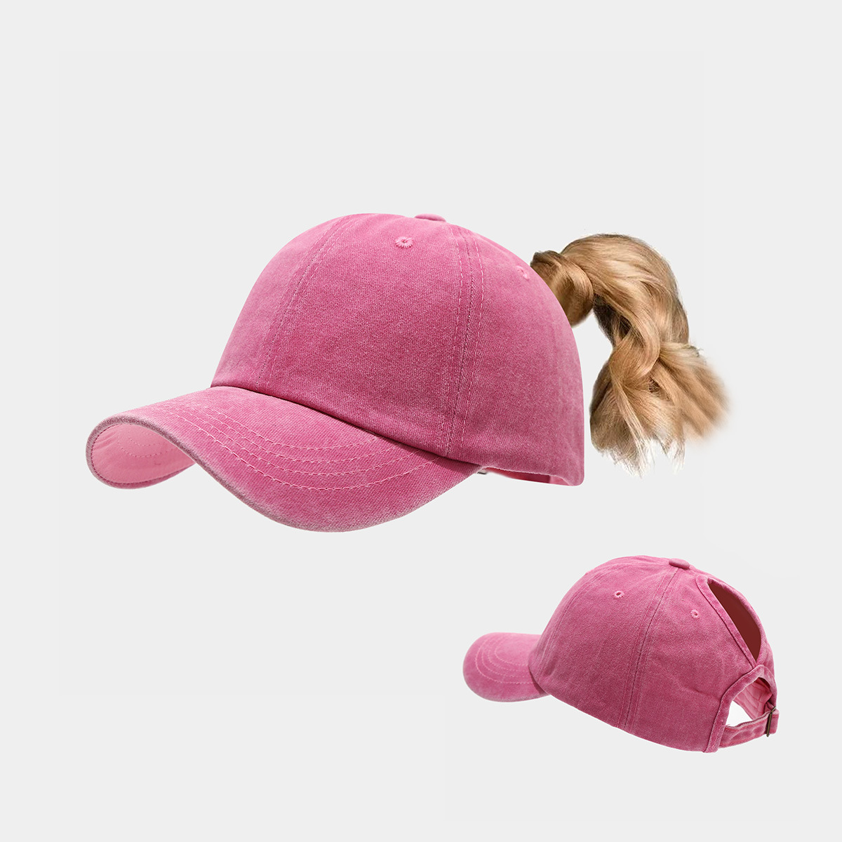 High Ponytail Outdoor Casual Sports Sun Hat