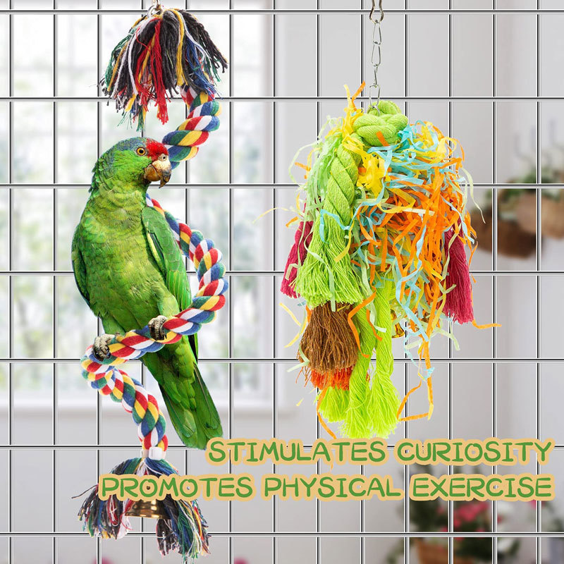 5-Pack Parrot Gnawing Toy Cotton