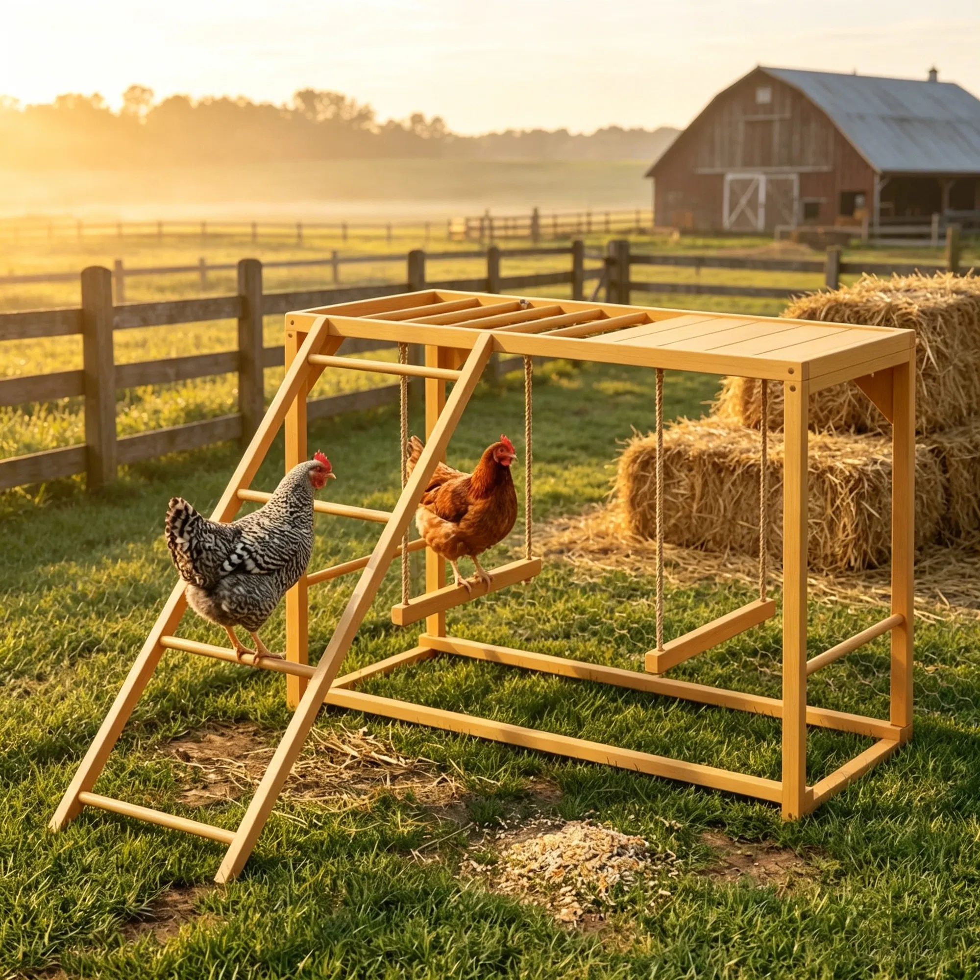 Chicken Activity Play/ Chicken Coop Toy
