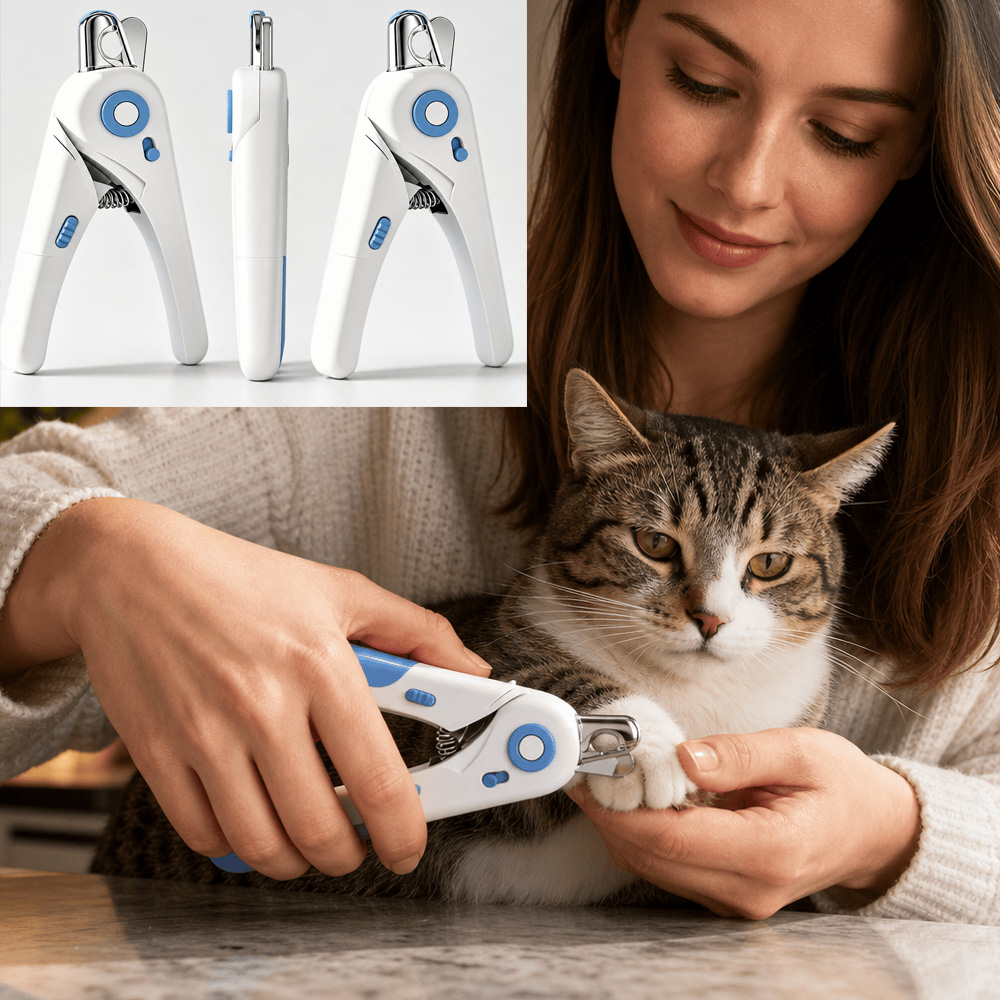 Pet Nail Clippers For Cats & Dogs, Professional Upgraded Pet Nail Trimmer With Safety…