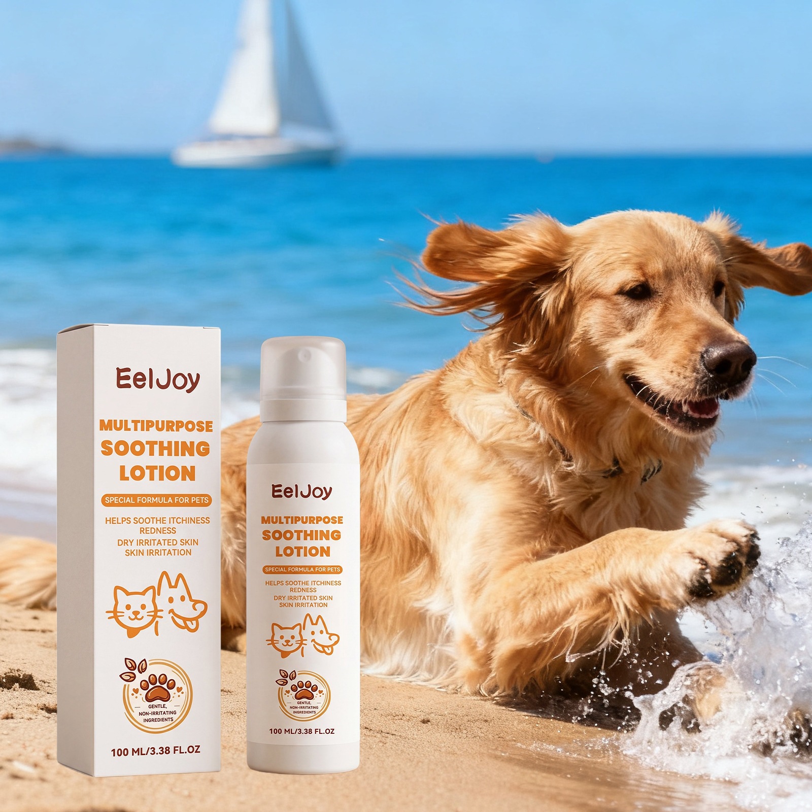 Eeljoy Multi-Purpose Pet Care Lotion, Gentle Formula, Moisturizing And Nourishing Hair…