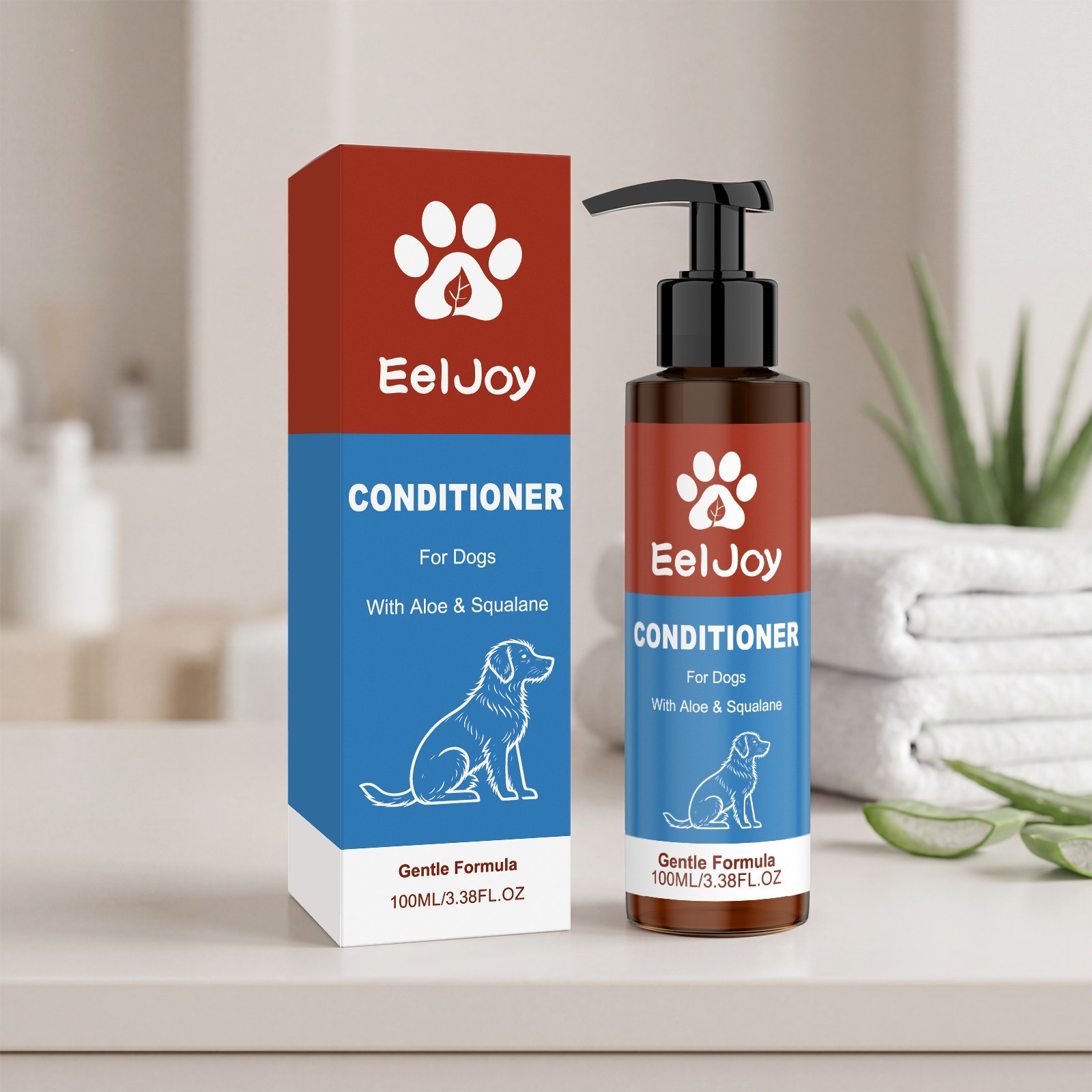 Eeljoy Dog Hair Conditioner Gentle Cleansing And Care For Pets, Cleans And Softens Hair…
