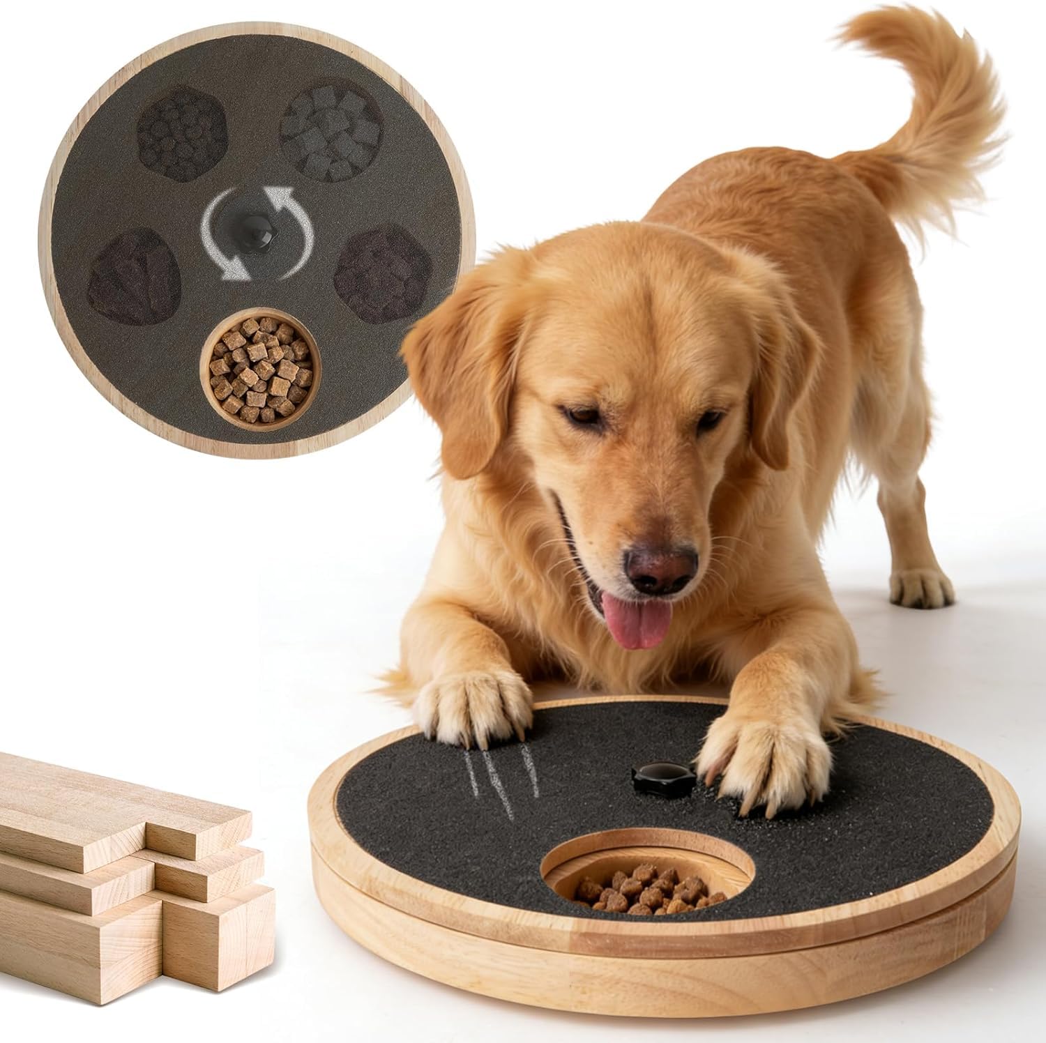Dog Nail Scratch Board With Treat Box For Claw Care Interactive Nail File Toy For…