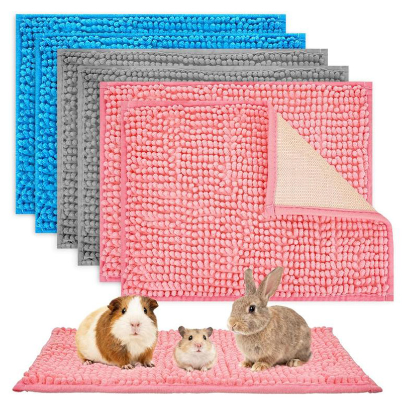 Guinea Pig Plush Non-slip Mat, Reusable And Washable