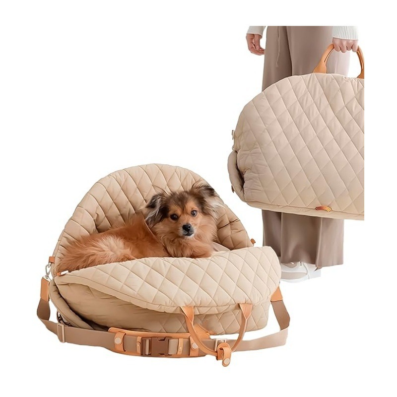 3-in-1 Cotton Multipurpose Pet Carrier & Car Seat