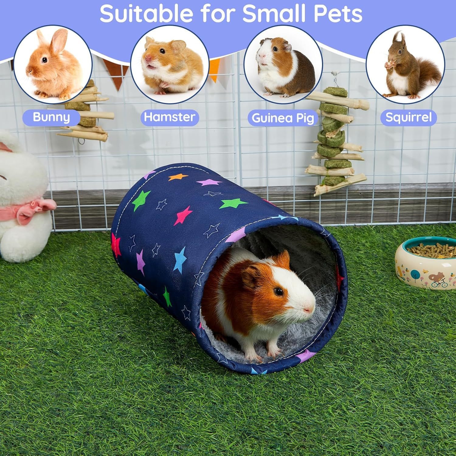 Small Animal Activity Tunnel Toy