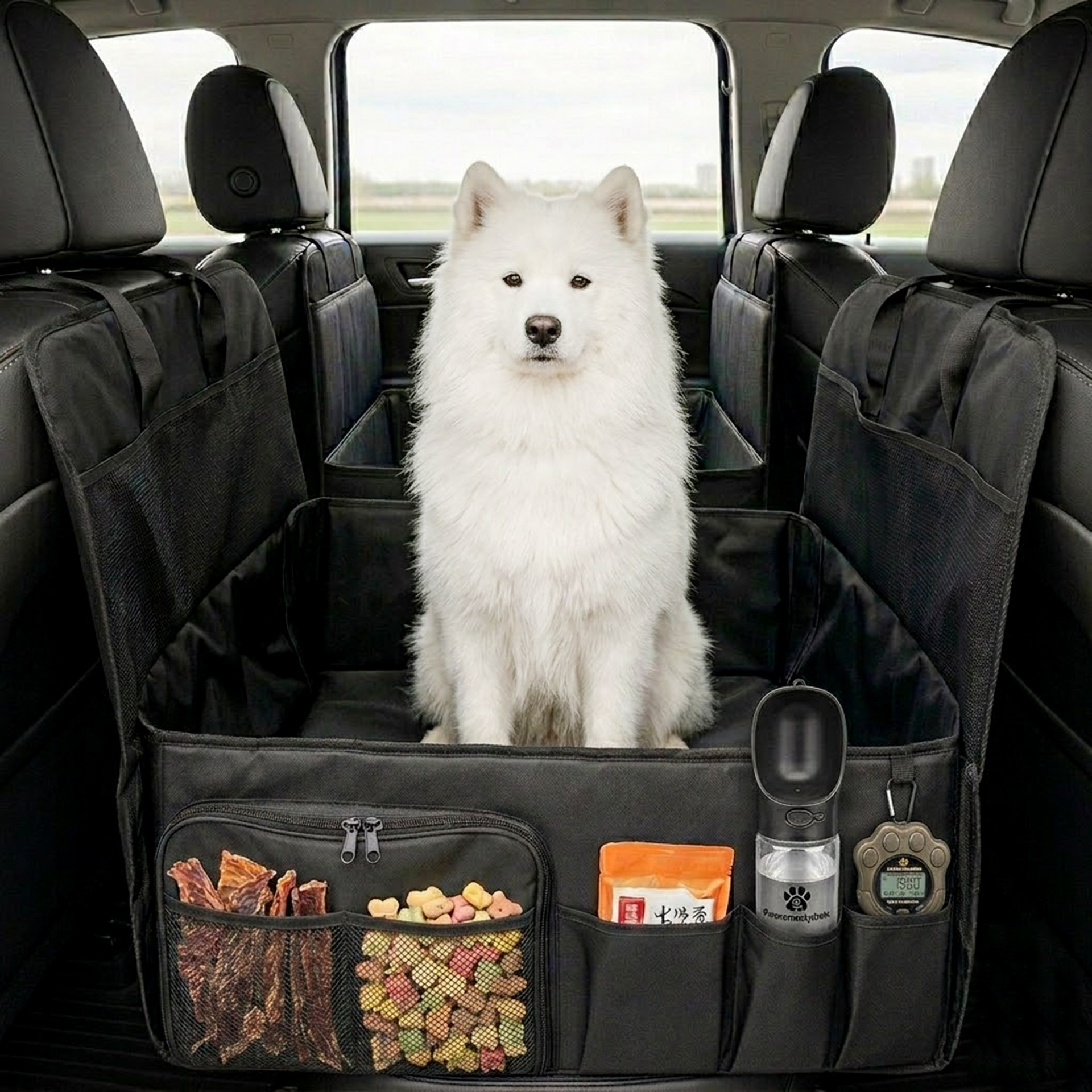 Pet Car Seat Cover Waterproof Multifunctional Car Pet Mat Dog Mat Comfortable Breathable…