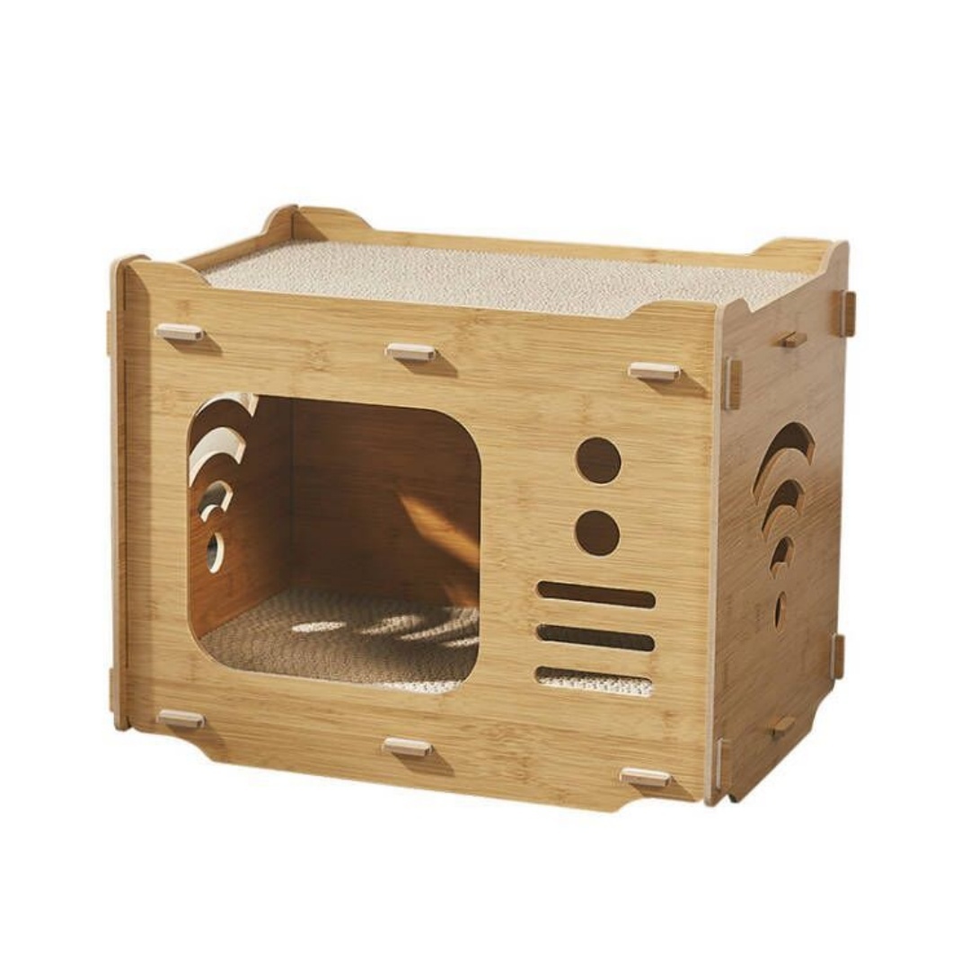 Large-capacity Cat Scratcher Bed Toy