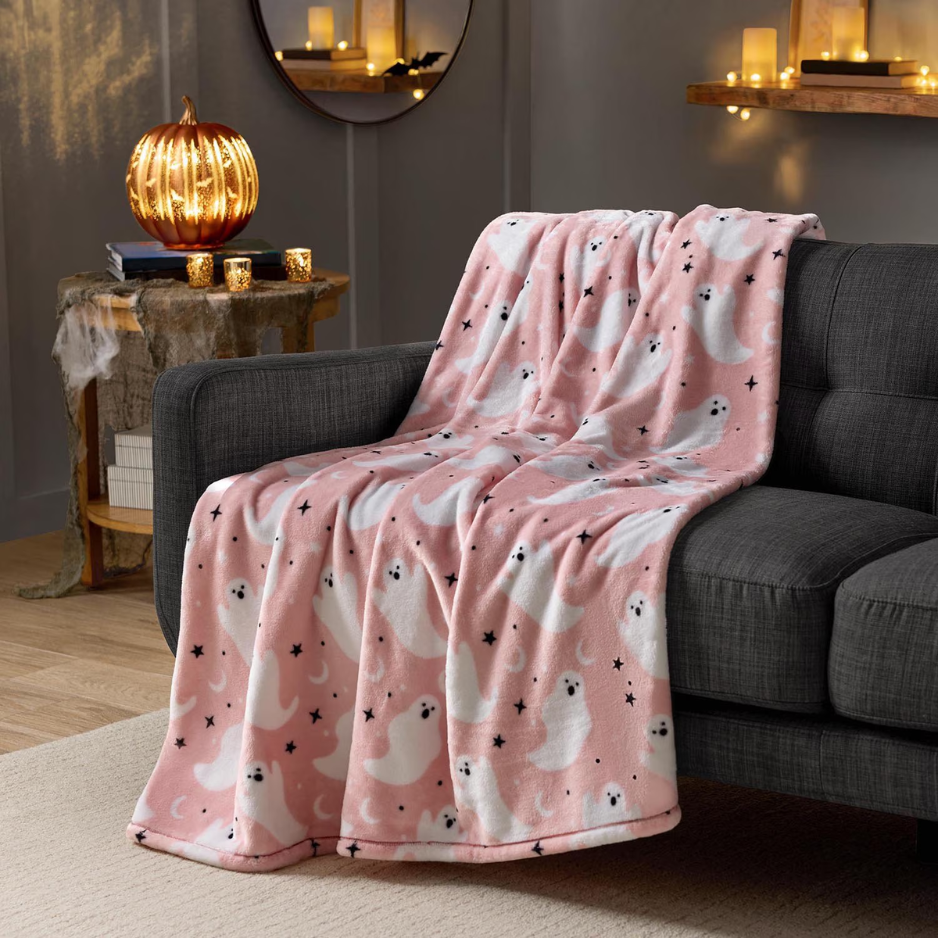 Halloween Lounge Throw Blanket 60 X 70 Inch, Soft Cozy Halloween Blanket For Home & Party…