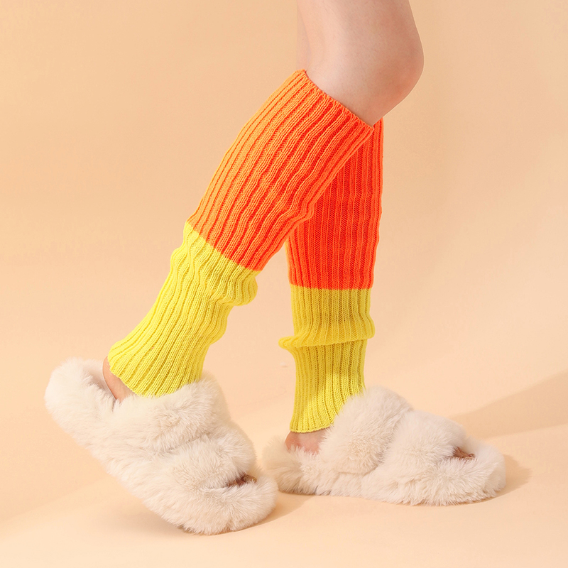 Party Dance Sports Yoga Accessories Women Ribbed Leg Warmers Knitted Wool Crochet Long…