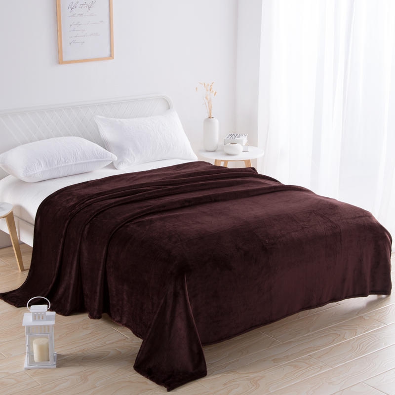 1-Pack Ultra Soft Plush Throw Blanket, Warm Fluffy Lightweight Blanket For Sofa Bed Couch