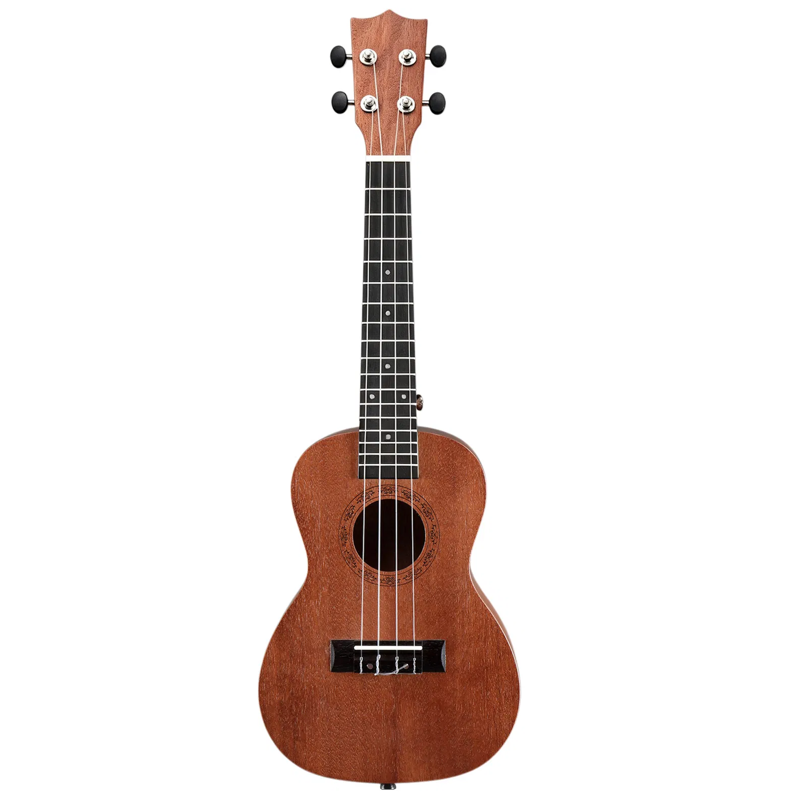 23in mahogany body rosewood fingerboard ukulele, cotton bag, capo, strap, picks*2…