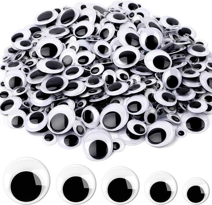 Piece Adhesive Googly Eyes Wiggle Eyes For DIY Arts And Crafts Weight