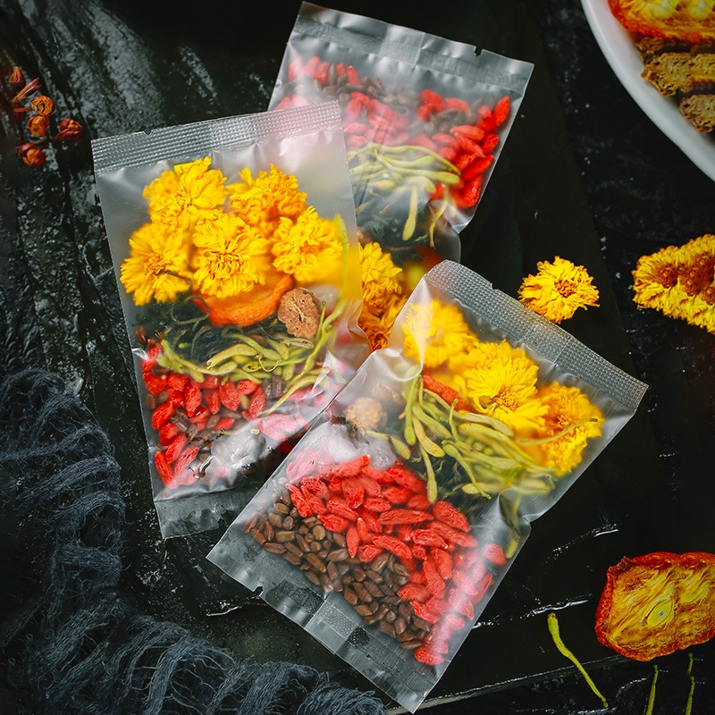 Chrysanthemum, Goji Berries, Cassia Seeds, Honeysuckle, And Dandelion Healthboosting Tea…