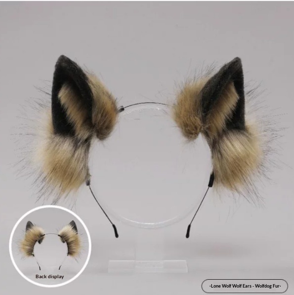 Ear Cosplay Wolf Ear Headpiece Wolf Tail Wolf-style Plush Animal