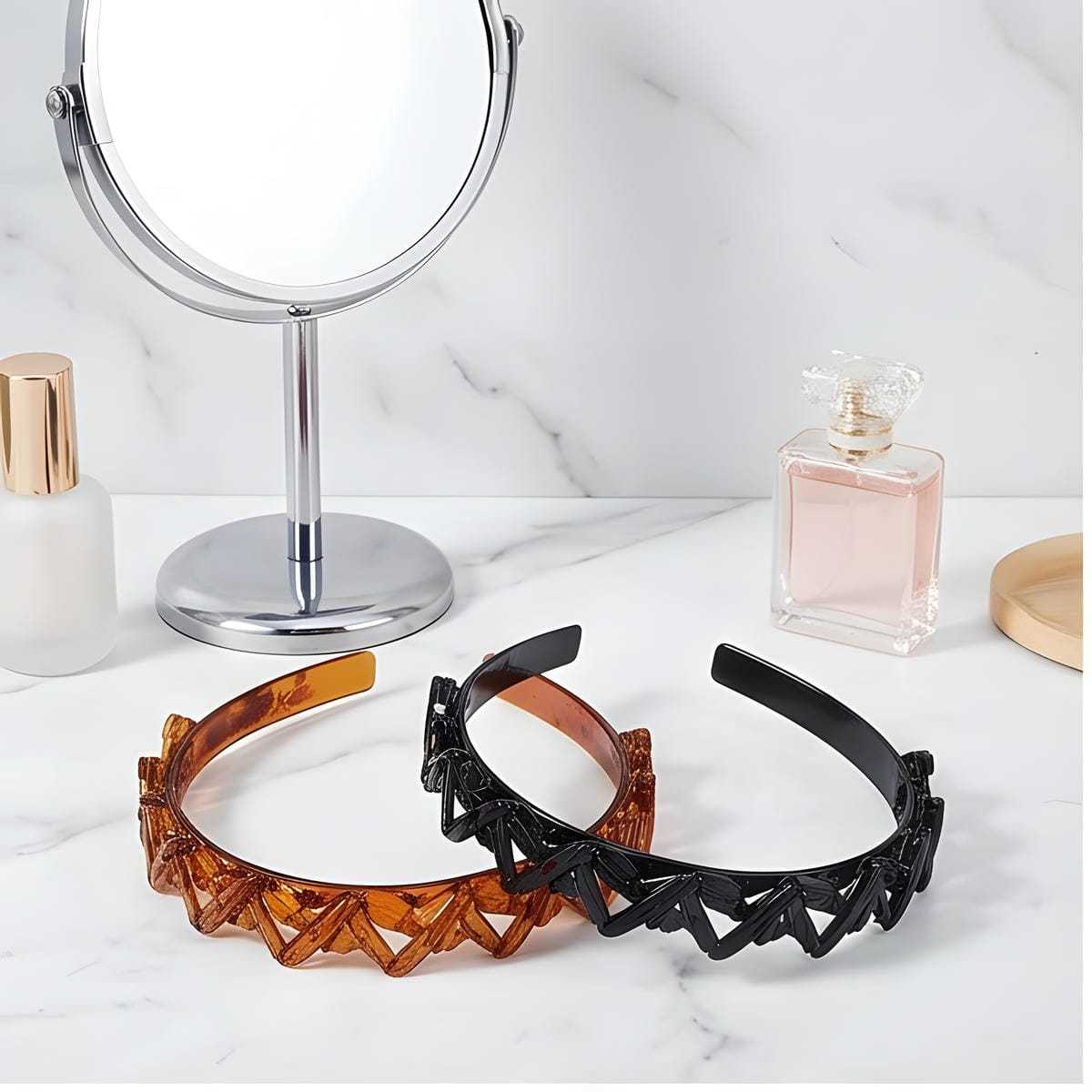 14-Piece Hair Accessory Set - Headbands With Clips And Hair Ties In Various Colors For…