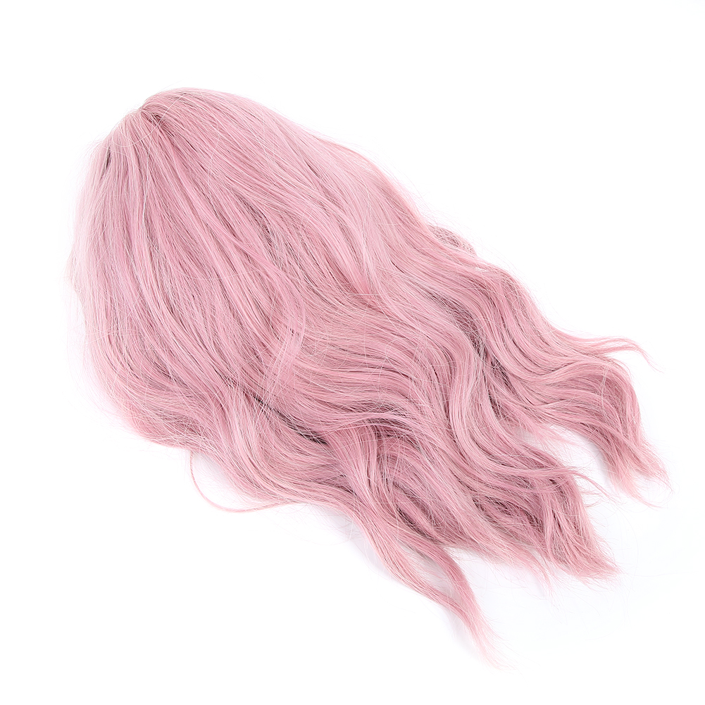 LC210-1 Curly Wavy Wig Pastel Short Bob Synthetic Wigs Cosplay Costume Wigs For Women