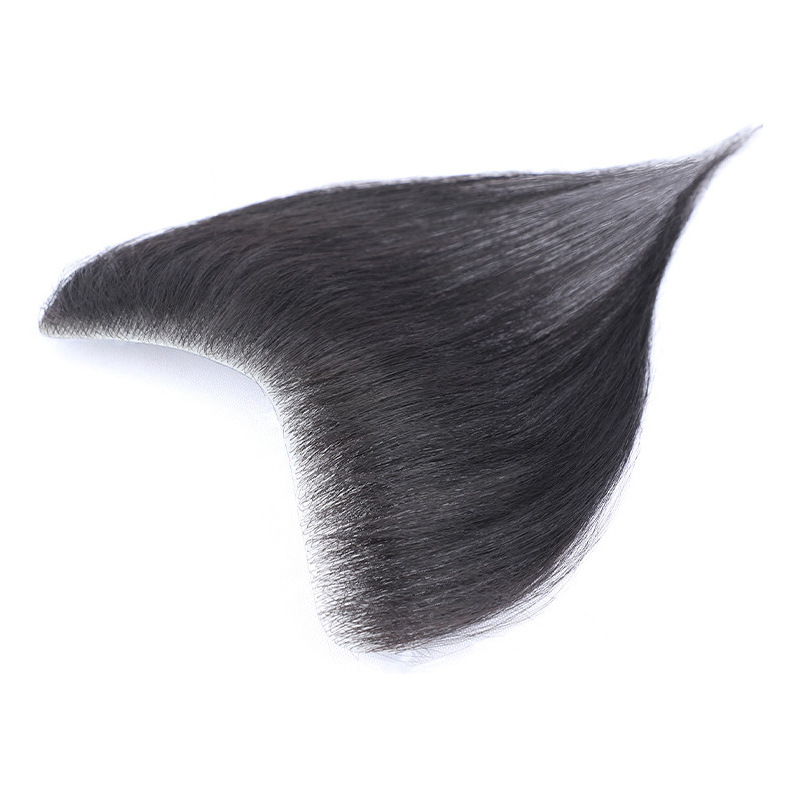 Full Hand-woven Biological Scalp Wig Male Hairline Wig