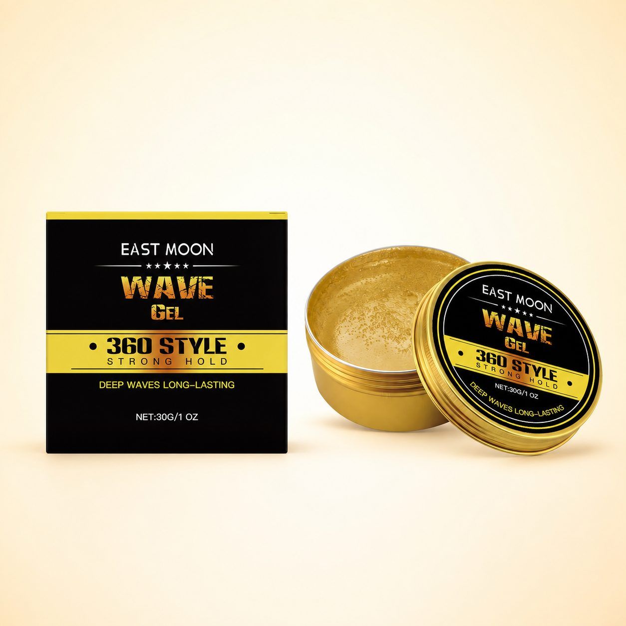 EAST MOON Men's Wave Styling Gel, 30 g