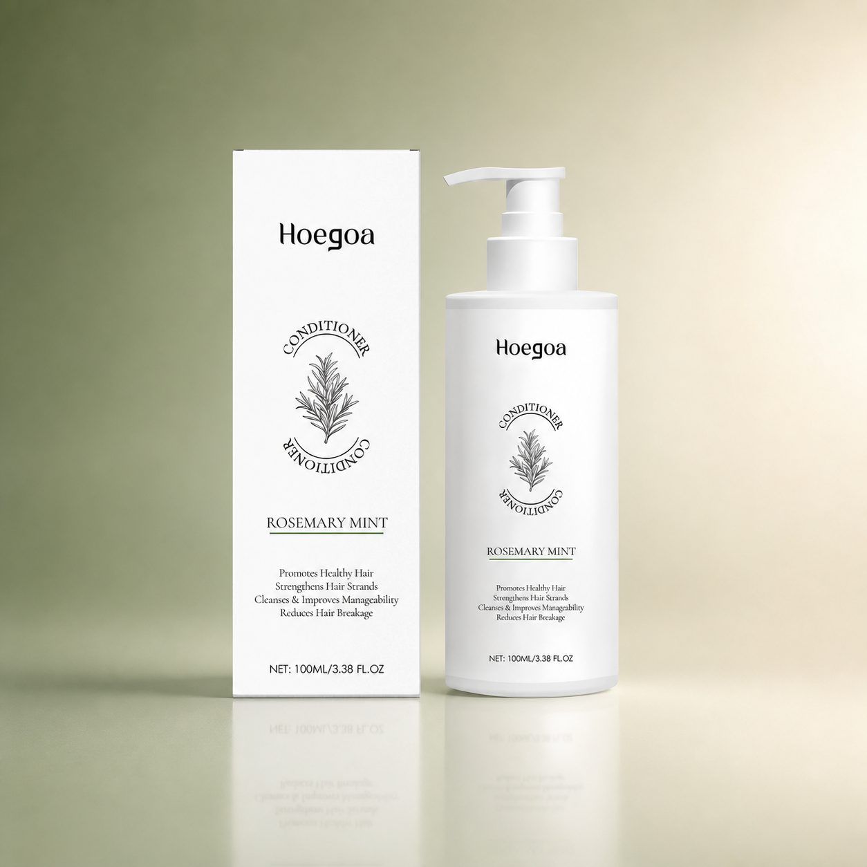 HOEGOA Rosemary Mint Hair Conditioner, 100 ml