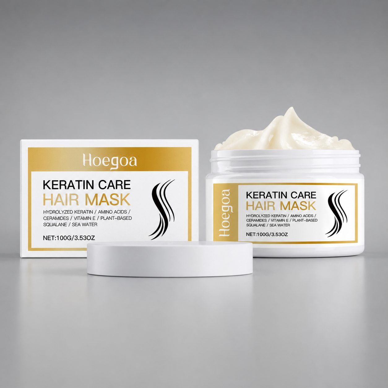 HOEGOA Keratin Hair Conditioning Mask, 100 g
