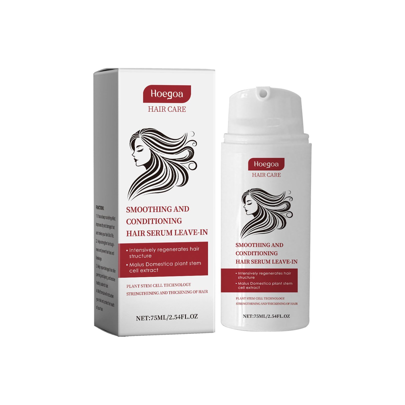 HOEGOA Leave-In Hair Care Serum, 75 ml