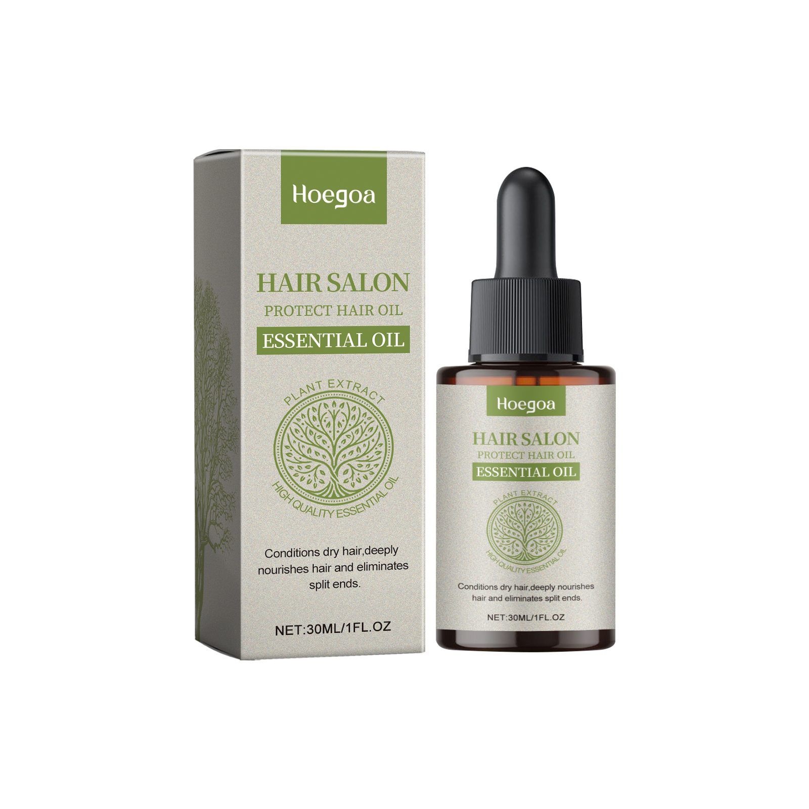 HOEGOA Smoothing Hair Oil, 30 ml