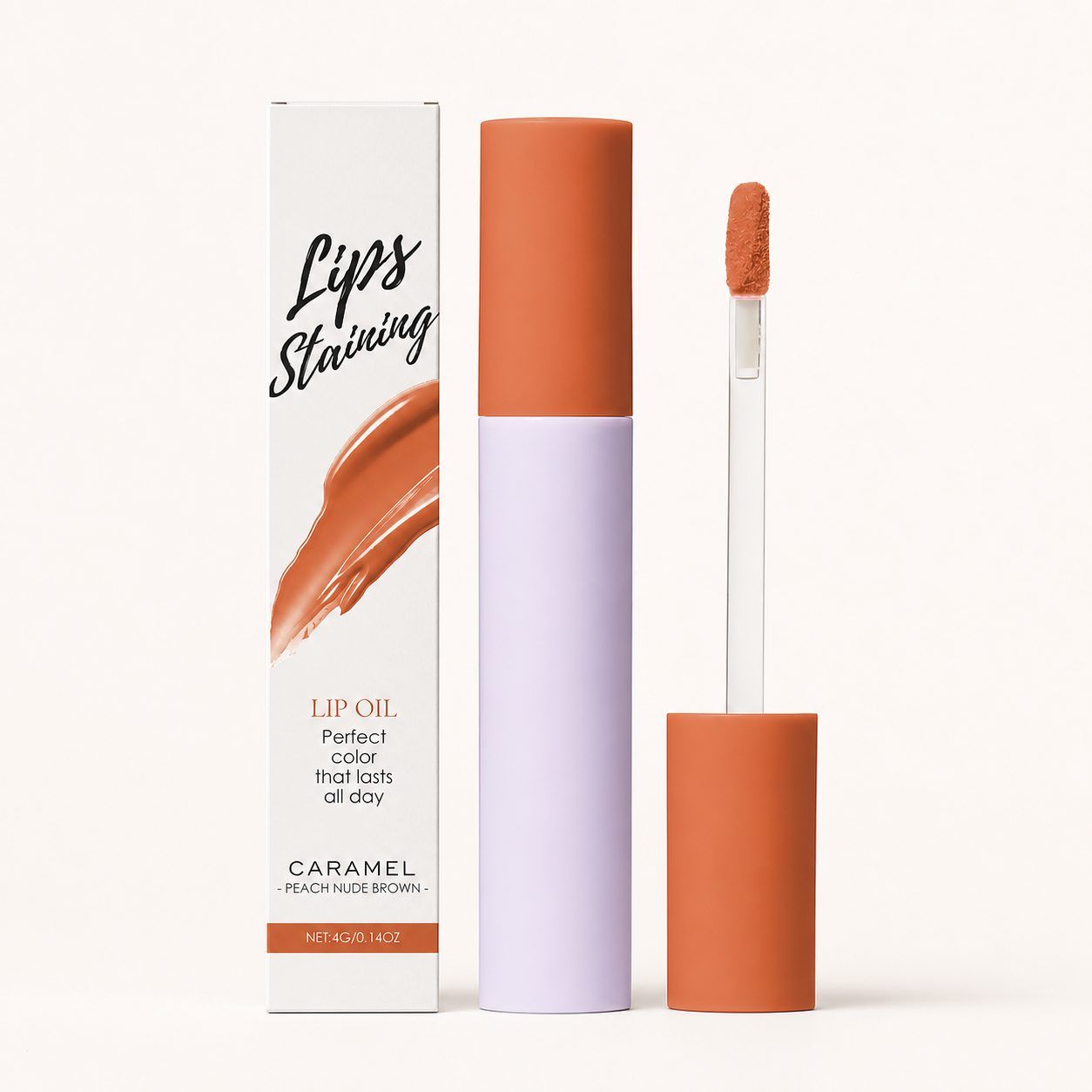AMZ Tinted Lip Oil, Caramel, 4 g