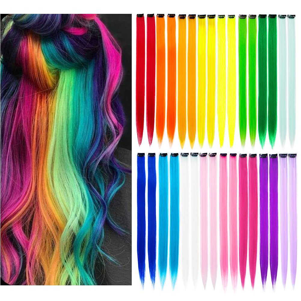 European And American Invisible Seamless Color Gradient Wig