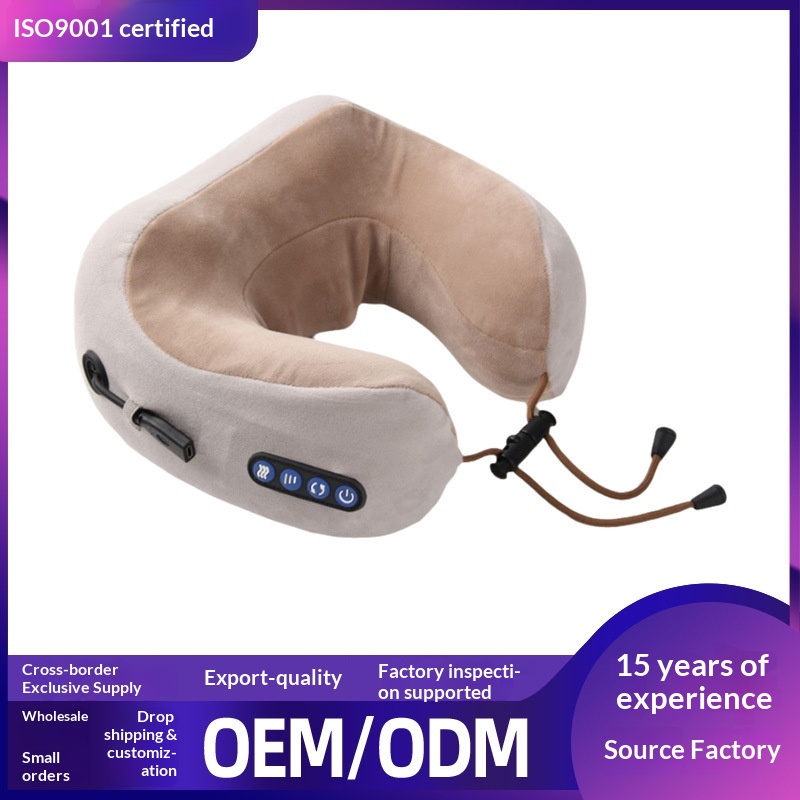 U-Shaped Massage Pillow Cervical Spine Massager Portable Neck And Lumbar Pillow Electric…