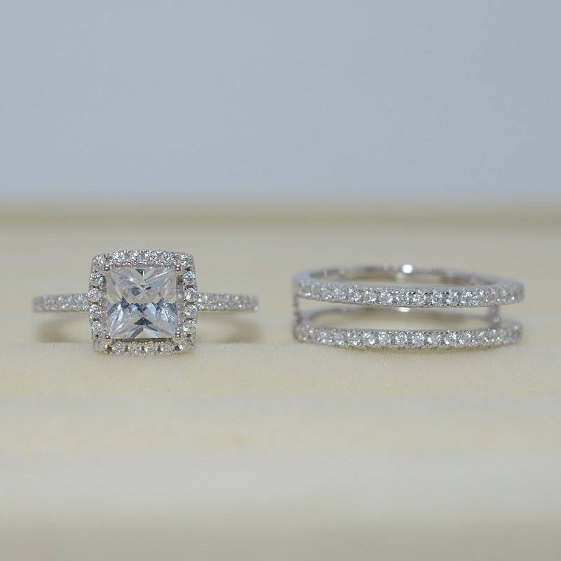 Women's Fashion Versatile Simple Zircon Ring