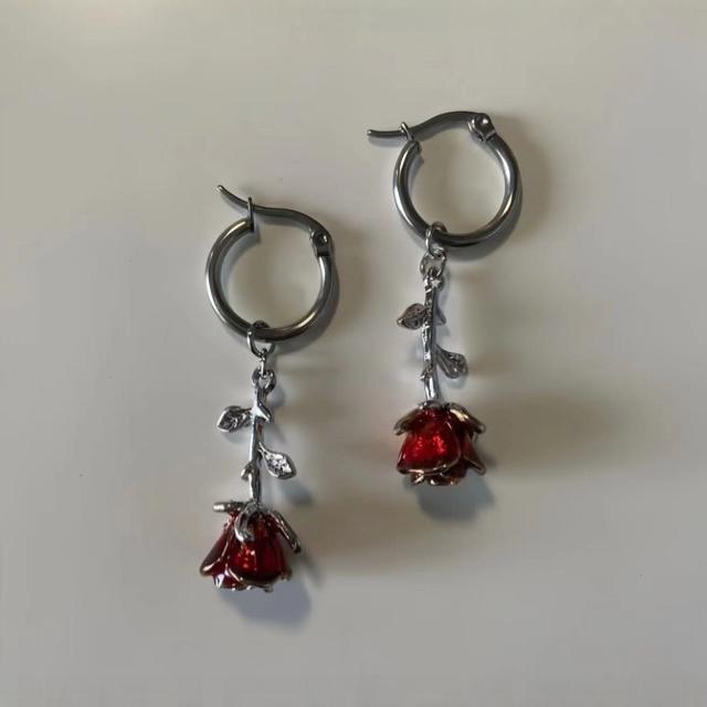 Forbidden Rose Earrings For Women