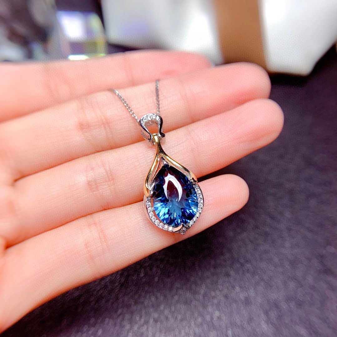 Fashion Mermaid Tears Pendant Cyber Celebrant Live Selling Double Color Electroplated…