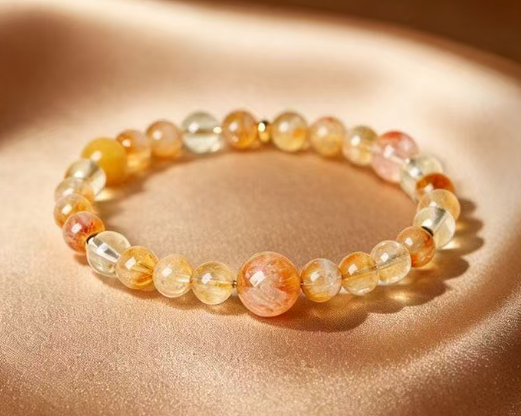 Yellow Crystal Fortune Making Career Bracelet