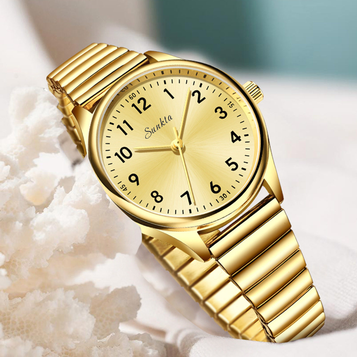 Fashionable Casual Minimalist And Compact Womens Watch Quartz Wristwatch