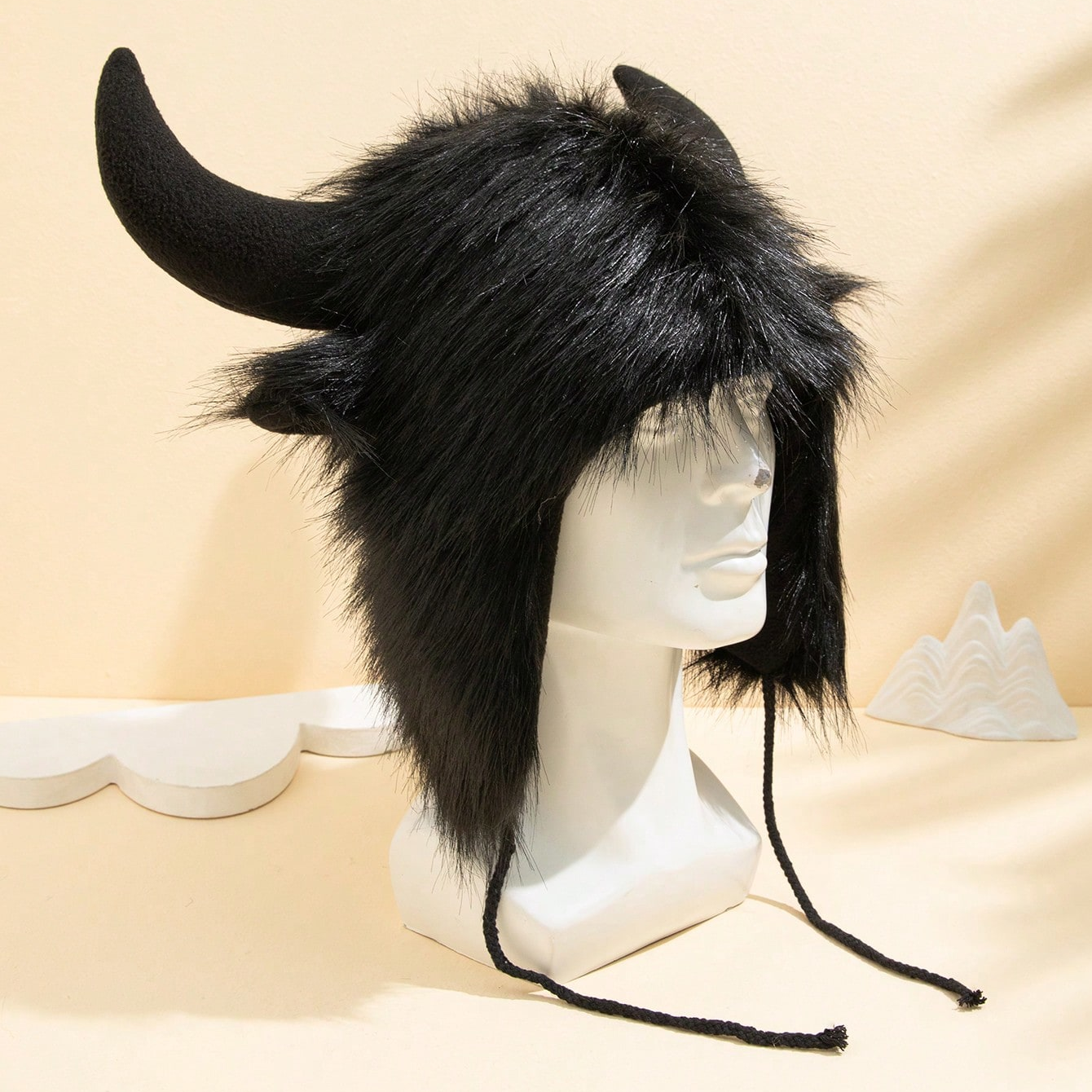 Funny Woolen Mao Yilong Winter And Autumn Warm, Windproof And Cold-proof Style Hat…