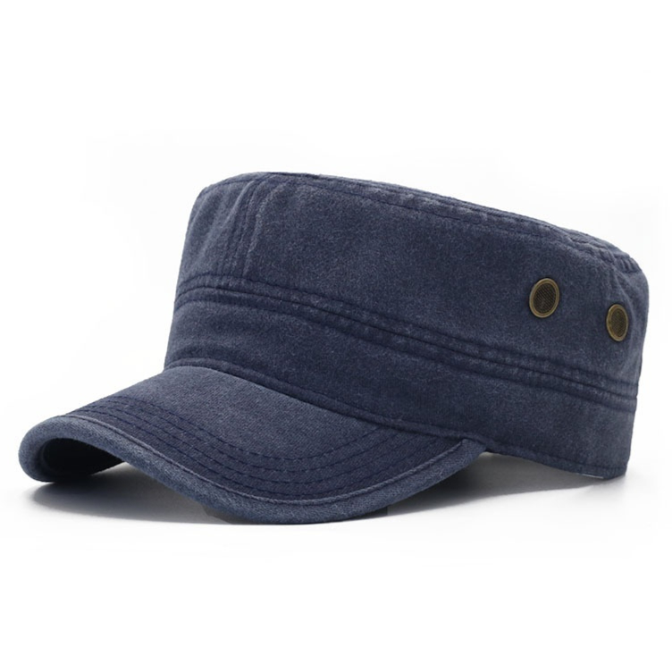 All-match Flat Top Military Cap Men And Women