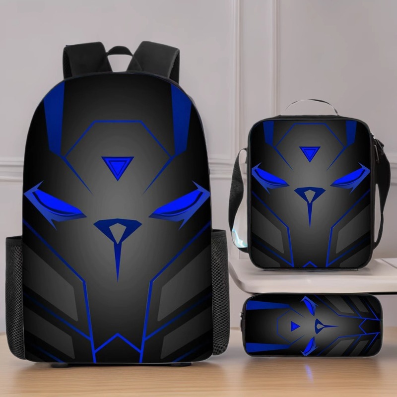 Mechanical-style Backpack With Large-capacity Storage And Dual Shoulder Straps