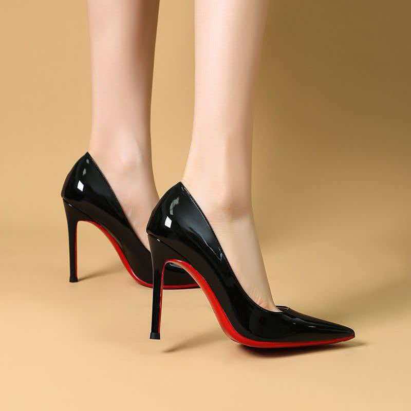 Black High-heeled Womens Shoes Stiletto HeelSpringautumn
