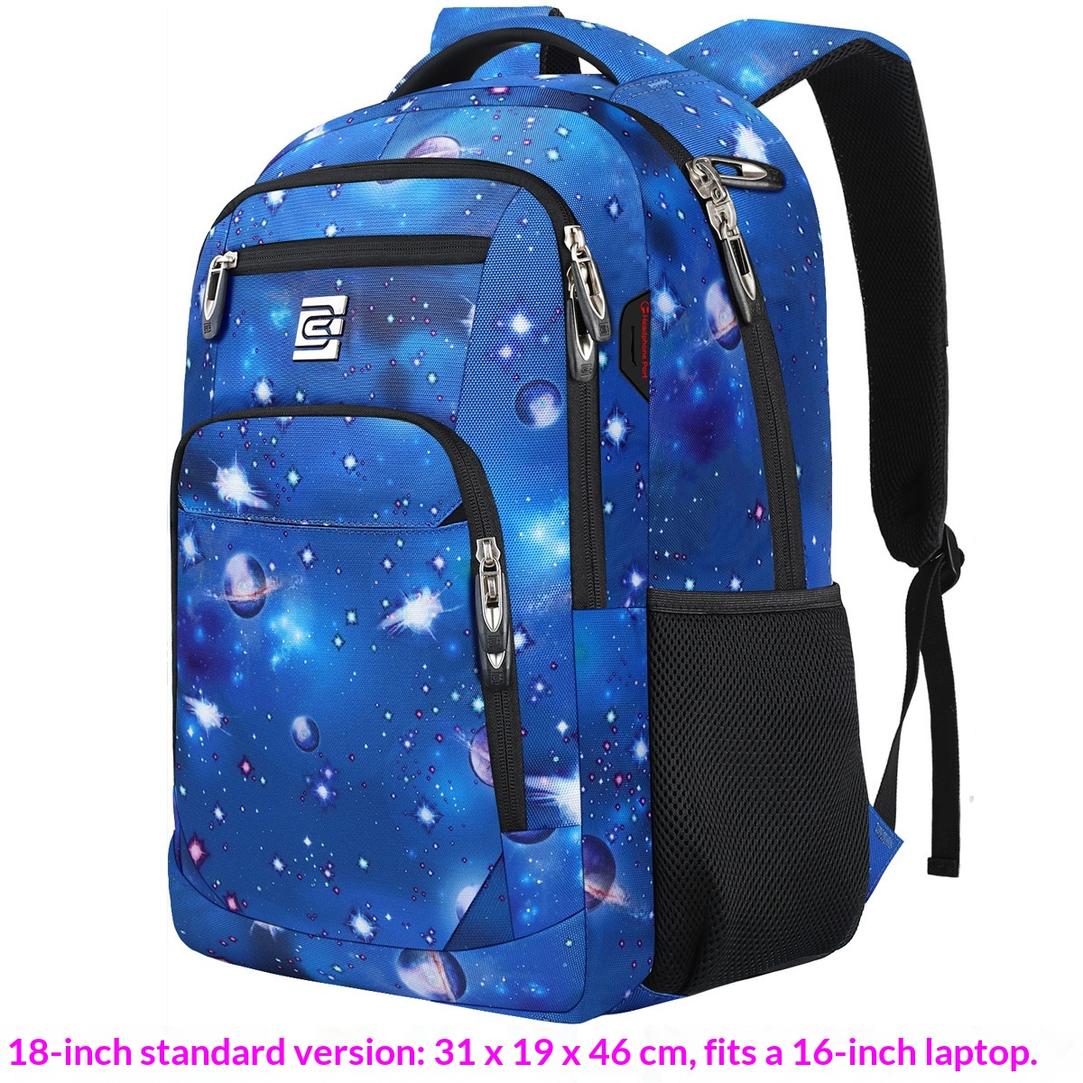 BC Men's Business Backpack Oxford Cloth Waterproof 16 Inch Large Capacity Multifunctional…