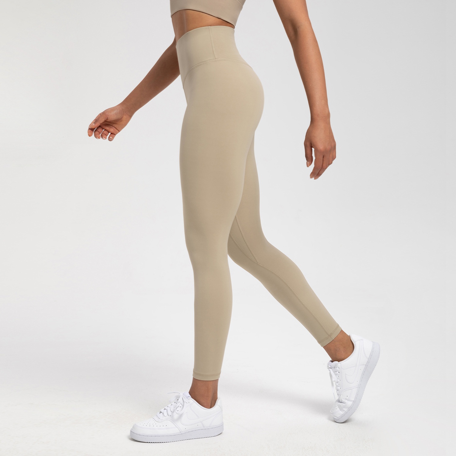 High-waisted Quick-drying Moisture-wicking Athletic Leggings