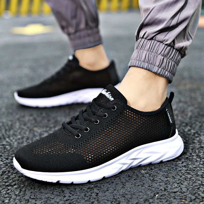 Mesh Breathable Casual Shoes For Men Lightweight And Non-slip