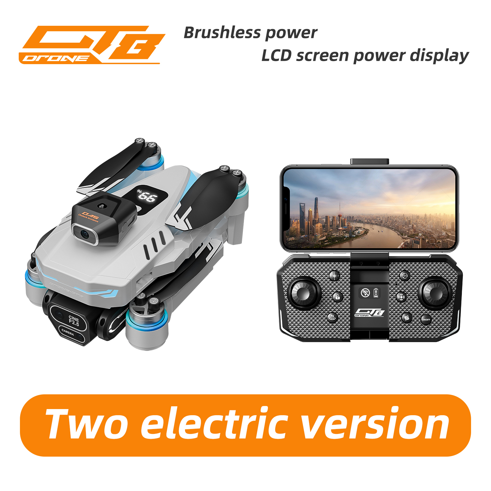 GT8 - White,black - Dual Battery - General Control