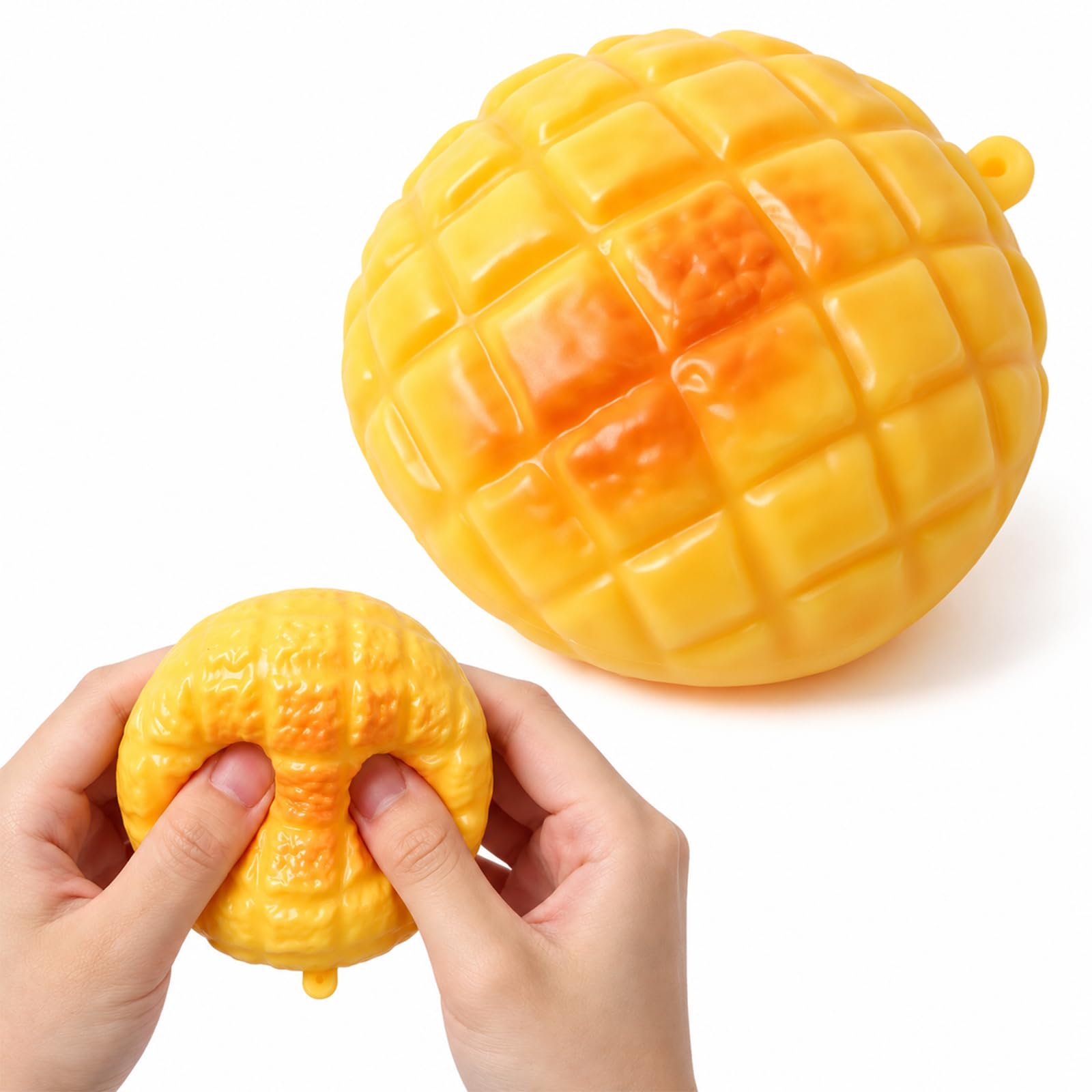 Crunchy Pineapple Bun ,ASMR , Squishy Toys For Adult Crunchy Pineapple Squishy…