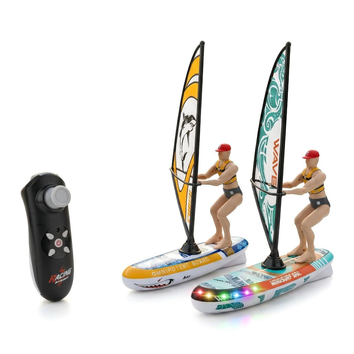 2.4GHz High Speed RC Racing Sailboat Toy BPA Free, Rechargeable Battery Dual Speed…