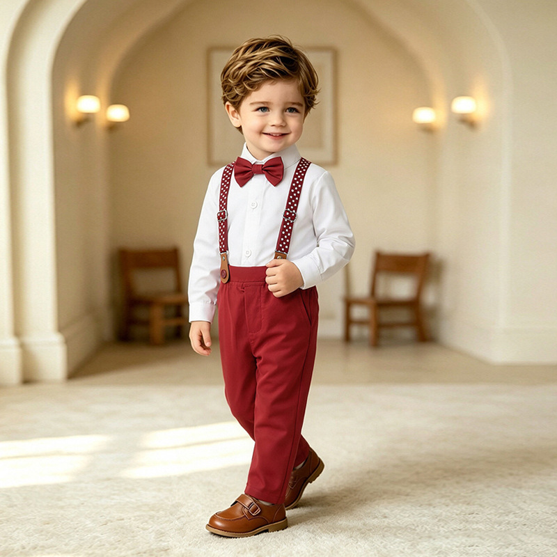 SpringAutumn Long-sleeve Boys' Outfit