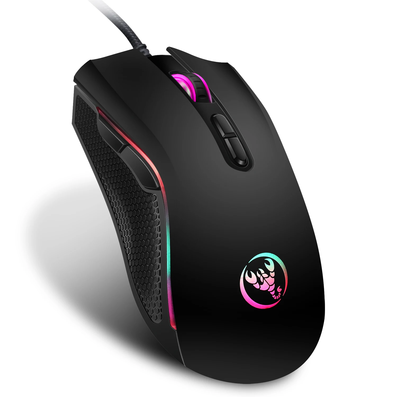 Gaming One-Handed Keyboard And Mouse Set with 35 Keys, Dual-Color Injection Molded Keycaps, Colorful Backlight, USB Plug-And photo 6