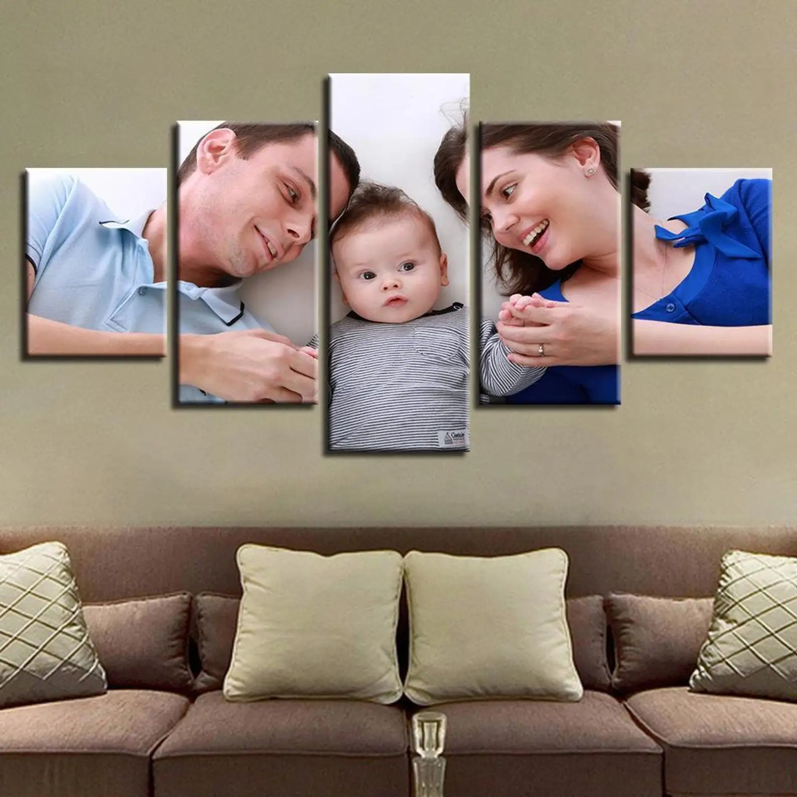 5 Pieces Wall Art Canvas Print Custom Photos Heros Movie Images Anime Poster Wall Decor Paintings for Interior Room Decoration photo 1